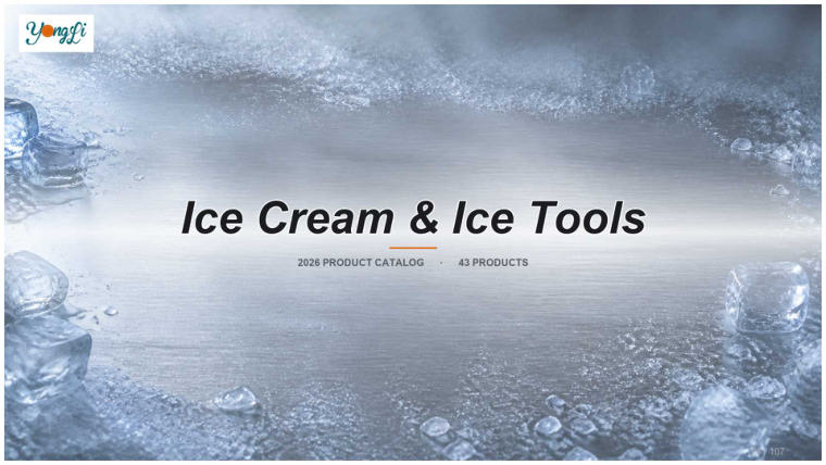 Ice Cream & Ice Tools — 2023