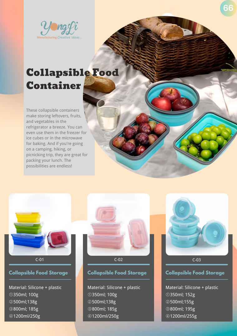 Collapsible Food Storage — Kitchen Gadgets