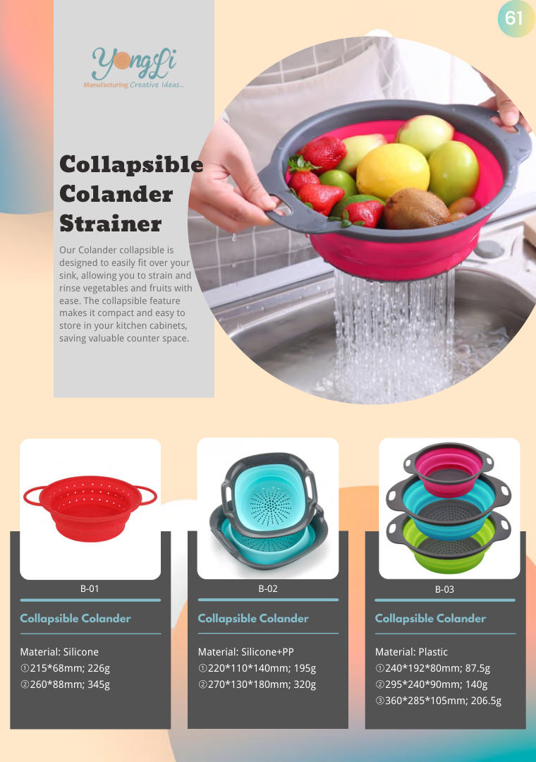 Collapsible Strainer — Kitchen Gadgets
