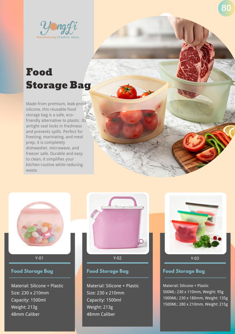 Silicone Food Storage Bag — Kitchen Gadgets