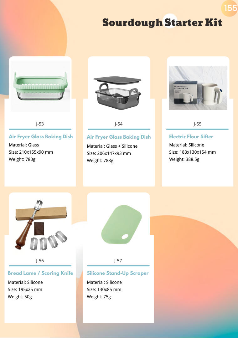 Sourdough Starter Kit range sample (page 155)