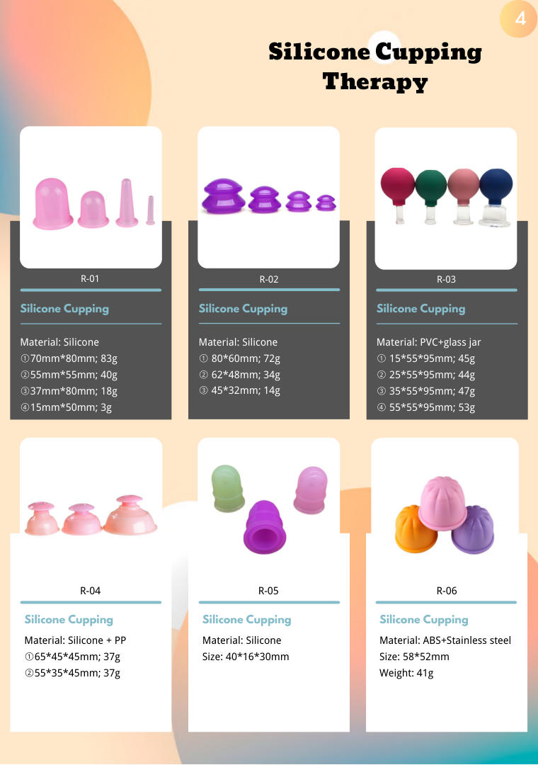 Silicone Cupping Therapy range sample (page 4)